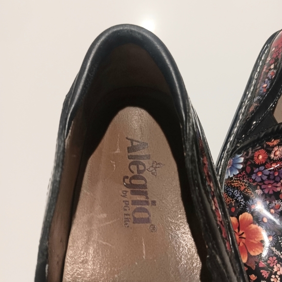Alegria Floral Women’s Slip On Clogs Size 37 - Picture 3 of 8